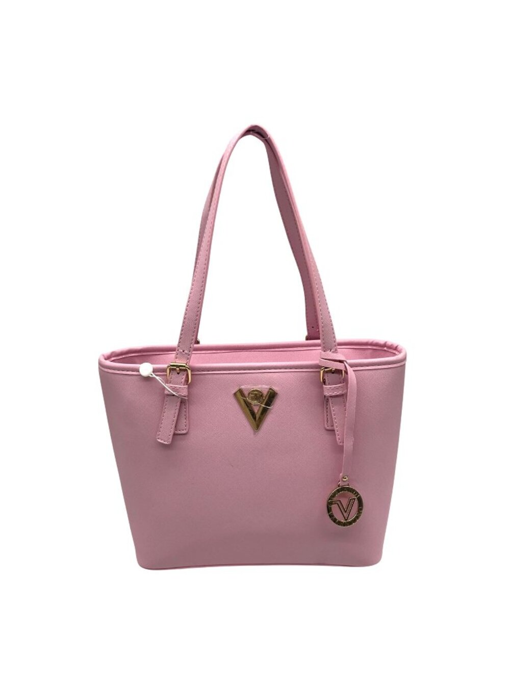 Valentino Orlandi Pink Vegan Leather Tote Bag